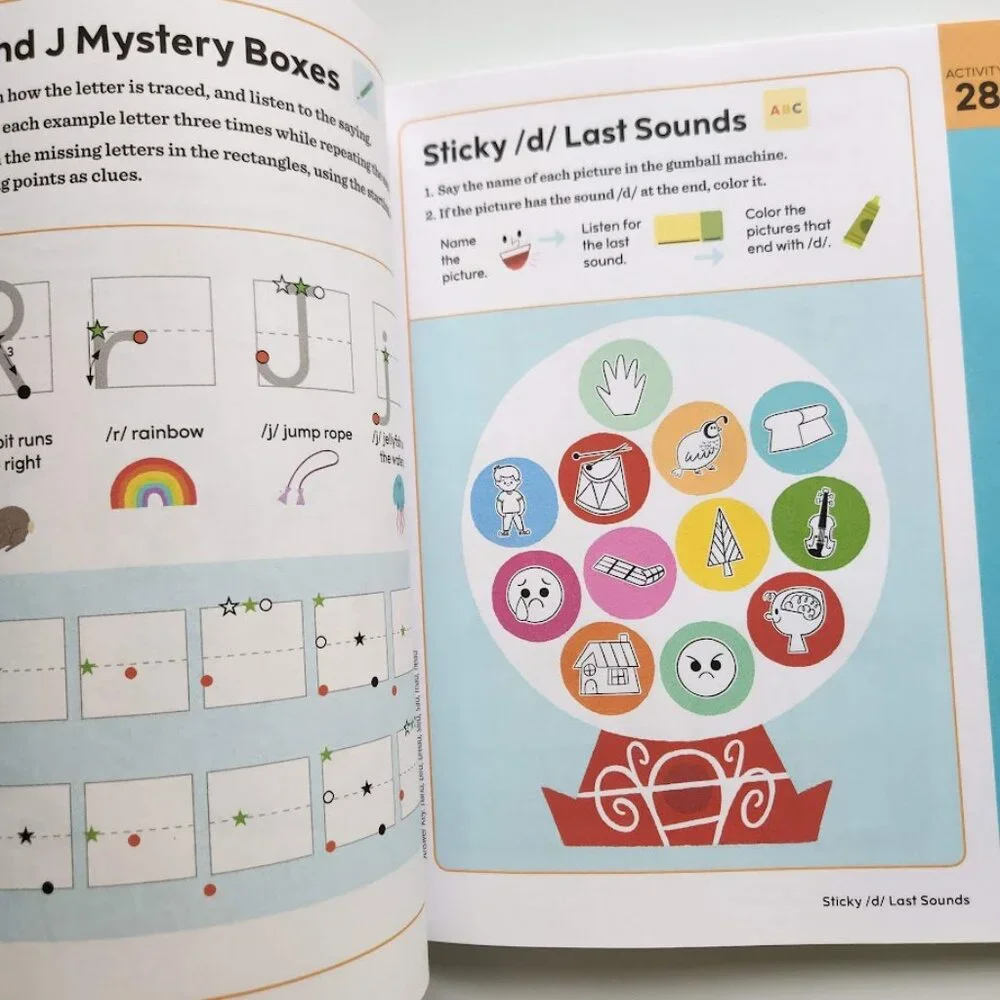 NEW Learn to Read for Kids with Dyslexia Activity Book Workbook 101 Games and Ac